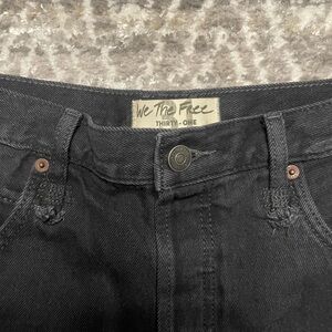 We The Free women’s Black Jean shorts
